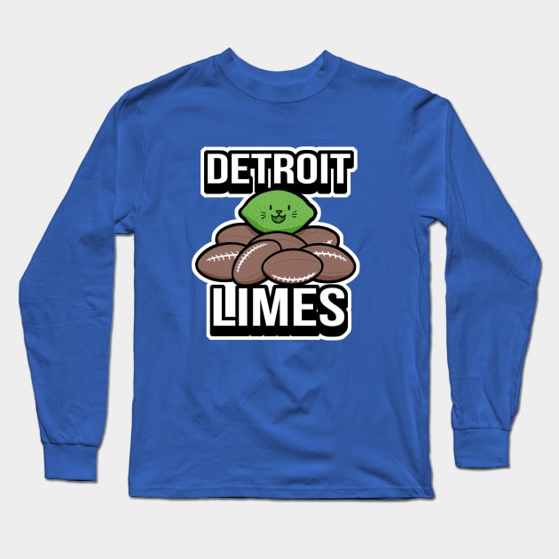 Detroit Limes Long Sleeve T-Shirt by Pockets